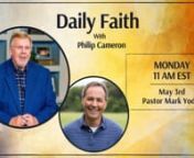 On Daily Faith, Pastor Mark Yoder is our guest. He is the senior pastor of Christ Community Church in Sumter, NC. Pastor Mark has been in the ministry for over 20 years and has experienced firsthand how our Heavenly Father supports us, His children. Pastor Mark has three sons of his own that have all stepped out in youth ministry, student teaching. It was hard to try to pick one son to support, but Pastor Mark was able to see how our Heavenly Father doesn’t want to choose only one child to hel