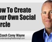 Coach Corey Wayne discusses how to create a really cool social life with people who like to hangout and do the things you like to do when you&#39;re not into clubbing, dancing or going to bars.nnIf you have not read my book, “How To Be A 3% Man” yet, that would be a good starting place for you. It is available in Kindle, iBook, Paperback, Hardcover or Audio Book format. If you don&#39;t have a Kindle device, you can download a free eReader app from Amazon so you can read my book on any laptop, deskt