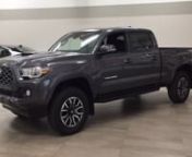 The all new Tacoma comes with heated front seats, lane departure alert, back-up camera, navigation and so much more.brbrnn- Heated Front Seatsbrn- Push Button Startbrn- Apple CarPlay and Android Auto Compatiblebrn- Toyota Safety Sense Pbrn- Navigationbrn- Satellite RadiobrbrnnEmbrace the all new 2021 Toyota Tacoma TRD Sport. Equipped with back up camera, heated front seats and Bluetooth connectivity to help take you on new adventures. Comfortable and convenient to enjoy everything that Alberta h
