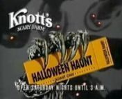 Knott&#39;s Scary Farm or Knott&#39;s Halloween Haunt is a seasonal Halloween event at Knott&#39;s Berry Farm in Buena Park, California. It is an event in which the theme park is transformed into