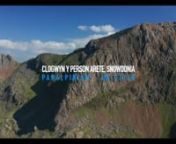 In this fifth episode of our &#39;Flybubble Walk Climb Fly&#39; vlog mini-series we join mountaineering instructor, paraglider pilot and guest filmmaker Rob Johnson as he climbs the Clogwyn Y Person Arete, a grade 3 scramble on Garnedd Ugain and then flies back down off the top. Pure and simple Paralpinism, UK style. nnTo get smooth flying conditions Rob chooses an evening ascent of the ridge, taking the rock climbing start of the Parsons Nose and enjoying some lovely light as he gains height. For the f