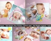 ✔️ Download here: nhttps://templatesbravo.com/vh/item/baby-photo-album-lovely-slideshow/20078217nnnnINFORMATIONnn- 3 Versions – Boys Version, Girls Version, Custom colors version!nn- 25 Photo/Video 12 Text placeholdersnn- No plugins required!nn- Font can be downloaded Herenn- Just drop your footages and text into the project and render!nn- This Project file is CS4 , CS5, [information on project page], CS6, CC, CC 2014, CC 2015, CC 2016, CC 2017 and CC 2018 compatible.nn- Full HD 1920×1080