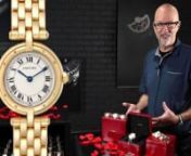 In time for Valentine&#39;s Day, we&#39;re reviewing an array of classically elegant Cartier watches in 18k yellow gold. Of particular interest is the Vendome style, whose case and bracelet are attached with