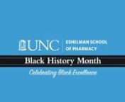 A message from Dean Angela Kashuba, PharmD, about the Celebration of Black Excellence at the UNC Eshelman School of Pharmacy during Black History Month 2021.nnMusic Bed: Harrison Amer – Late Night Latte, used under license, https://www.premiumbeat.com.