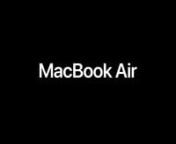 MacBook Air M1 Productpage Video from mac air m1