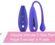 https://www.pinkcherry.com/products/impulse-intimate-e-stim-remote-kegel-exerciser?variant=21044832010325 (PinkCherry US)nhttps://www.pinkcherry.ca/products/impulse-intimate-e-stim-remote-kegel-exerciser?variant=15444327432286 (PinkCherry Canada) nnPerhaps you&#39;ve heard a rumor or two about kegel exercisers? This inner stimulator/pelvic floor tightening duo has racked up quite the reputation over the past few years thanks to its amazing sexual wellness potential and deeply pleasurable effect. The