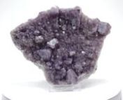VF92AE7nGreat druse of very sharp cubic crystals that are translucent, rich with inclusions and have a very intense and deep violet color.nThe sample, an English classic, is from the A. Mayor collection (number 118) and it was acquired from Jesús Talabán, in Madrid, in 1978.nBlackdene Mine, Ireshopeburn, Weardale, North Pennines Orefield, County DurhamEngland / United KingdomnnSpecimen size: 21.3 × 16.2 × 5 cm = 8.39” × 6.38” × 1.97”nnMain crystal size: 4.5 × 4 cm = 1.77” × 1.5