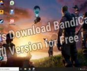 How to download BandiCam FULL VERSION for Free