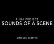 Sounds of a Scene Project (Fall 2020)n- Variation 4: Modern Pop/Rap n-