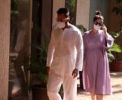 Spotted! Mom-to-be Kareena Kapoor Khan dons a chic dress to her maternity wardrobe as she steps out with Saif Ali Khan. The couple, who arrived back to Mumbai last evening from Himachal Pradesh, were snapped a while back. While Kareena Kapoor Khan donned a sheer purple dress, Saif chose to go traditional in a shining white kurta and pyjama. The adorable pair were witnessed wearing their masks as they headed towards their car. Kareena along with Taimur had flown to Himachal Pradesh for a month to