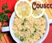 Couscous is a tiny Pasta made with Crushed Durum Wheat Semolina. It&#39;s very Easy to Make &amp; Delicious to Eat. It is normally served with a Stew.