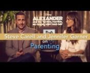 Steve Carell and Jennifer Garner star in the new Disney movie, ALEXANDER AND THE TERRIBLE, HORRIBLE, NO GOOD, VERY BAD DAY.nnHit up movieguide.org for more information!nnSteve and Jennifer give Movieguide some parenting advice.nnAlexander&#39;s day begins with gum stuck in his hair, followed by more calamities. Though he finds little sympathy from his family and begins to wonder if bad things only happen to him, his mom, dad, brother, and sister all find themselves living through their own terrible,