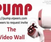 PUMP was a full-featured video software created by Louis Choquel in 2007-2008: the Video Wall for all Your videos, Web videos, Friend videos:n- Your video libraryn- Play all formatsn- Video multi-search on Mininova, Google, YouTube...n- Easy download Flash videon- Download managern- Get content from Feedsn- HD torrent Feedsn- Find full-length Movie torrentsn- Torrent download managern- Share on Twittern- Convert to many formatsn- Copy to iPhone or other Mobile devicesn- Synch with: iPod/iPhone +