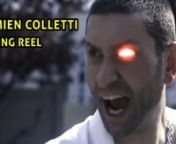 Intense action drama comedy horror theatrical demo show reel video of Philadelphia, Pennsylvania (PA), New York (NYC) and New Jersey (NJ) based Italian, Irish and English American Actor Damien Colletti. 2021.nn► Damien Colletti on IMDb: www.imdb.me/DamienCollettinnFor Bookings Email: IceyDayG@aol.comnnReel Movies and TV Shows: Mortal Kombat: Fates Beginning as Australian Mercenary Kano, As the World Turns (Soap Opera) as Officer Daniel Devito, NBME Commercial as Vince with Julia Louis Dreyfus,