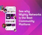 You can mix and match a community with courses, events, livestreaming, memberships, and more. All under your own brand.nnOur unique approach works—77% of people who start a Mighty Network and charge for a course or membership make a sale. nnStart your free trial today at mightynetworks.com