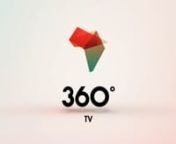 La chaine 360°TV n’est cependant pas le reflet d’une télévision d’information ordi- naire : couleurs froides, décors aseptisés... L’identité de 360°TV s’inspire de la diaspora avec laquelle elle communique : l’Afrique. Habillage antenne de 360°TV est une synthèse entre le langage télévisuel et la représentation de l’Afrique et de ses diasporas. Les différentes utilisations des aplats de dégradés permettent de construire un habillage vif, animé et compréhensible.nnW