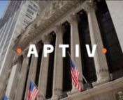 The New York Stock Exchange welcomes executives and guests of APTIV (NYSE: APTV) in celebration of its 10th anniversary of listing. To honor the occasion, Kevin Clark, President and Chief Executive Officer, will ring The Closing Bell®