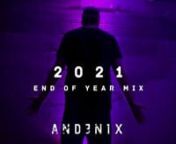 Here is my end of year mix for 2021. nnFull of some of my favorite songs of the past year. from House to DnB to Dubstep. nnHope you enjoy this with all the errors, stuff-ups &amp; cheesy grins :PnnTRACKLIST:n1. Andenix - Intron2. LZ7 - Back In Time [Andenix Remix]n3. Alan Walker &amp; Georgia Ku - Don&#39;t You Hold Me Downn4. Galantis, David Guetta &amp; Little Mix - Heartbreak Anthem [Misha K &amp; Galantis Gold Rush VIP Remix]n5. Big Time Rush - Call It Like I See It [Andenix Remix]n6. Coldplay X