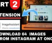 How to download multiple photos from instagram on pc using extension !!nBULK imagedownload from instagram part 2nhow to download all instagram photos at oncenhow to download instagram photosnnnnHow to download instagram Videos,reels,stories on Android or PCnhttps://youtu.be/eBqqYP5FxMcnnHow to download multiple instagram Photos on androidnhttps://youtu.be/oDrOdsDvmNon.................................................................................................................nYOU Will need