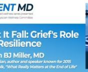 This session is the third in the Resilient MD series, and will be led by BJ Miller, MD. There are few more useful skills to master than falling apart. Medicine is a stunning and powerful model, but it is a model with inherent design flaws. It is a system that is focused on disease rather than human beings. If we breakdown the model, and if we let ourselves fall apart, we can see more clearly what we can let go of, and what we can build upon. In this session, BJ will share how to find meaning fro