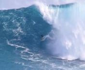On March 15th a giant North West swell slammed into Hawaii producing monstrous waves. My tow partner Dave Stein and I were the second Tow Surfing Team in the water at Peʻahi