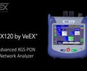 The FX120 is an Advanced PON Analyzer that is the ideal tool for service technicians tasked with service activation and resolving service complaints at customer premises by identifying root cause of service issues. Real time data analysis provides downstream/upstream power levels, PON-ID including OLT-ID, ODN class and Tx power, ONU/ONT-ID as well as rogue ONUs that can cause service disruptions to all subscribers sharing a PON-ID.nnThe FX120 is designed to address the challenges service provide