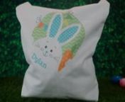 Funny Bunny Tote Bag - Green from bunny funny