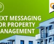 Text messaging can help property managers maintain stronger relationships with residents, fill vacancies more quickly, and streamline maintenance requests. Inform residents of emergency situations, changes to protocol, or routine maintenance using the fastest, most convenient method possible: SMS Marketing! And look to automated text messages to streamline payment reminders.nnSending these notifications via text is far faster than email and more effective and less time-consuming than a note on t