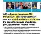 The reality of human trafficking, especially of children, leads us to the Jeffrey Epstein case, which helps us understand how politicians and celebrities can be compromised... and links us back to the unsolved mystery of the Jon Benet Ramsey murder.