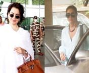 Kareena Kapoor, Karisma Kapoor spotted with mother Babita; Kangana Ranaut requests paps to watch Thalaivii. We also spotted Malaika Arora Khan with her dog and Abhishek Bachhan outside a dubbing studio. Other Kapoor sisters, Janhvi and Khushi also caught our eye. Handsome hunk Aly Goni too was clicked outside a gym.