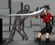 A master study recreation of a fight scene from episode 9 of Vivy. Originally animated by Masahiro Tokumaru. nSilver Cyborg Rig by Truong CG ArtistnLisa Rig from iAnimate