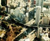 Tilt shift miniature faked time lapse movie taken from Tokyo Tower Special Observatory, a height of 250m(820 ft).ncamera : Canon EOS 5D MarkIInlens : MC ARAX 2.8/35mm Tilt &amp; Shiftncamera : Pentax K-5nlens : MC BIOMETAR 2.8/80mm &amp; Tilt Adapter Pentacon Sixnmusic : am by LUCA CITOLI http://www.jamendo.com/en/track/540450nnsetting:nInterval timer is not used and taken by continuous shooting.nF number:F4.0-5.6nAt daytime SS:0.5-1sec,ISO:100,using ND400 filternAt night SS:1sec,ISO:200-400nTil