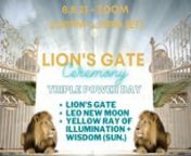 Thank you for joining me for the Lion&#39;s Gate Ceremony! nnBOOK A PRIVATE:nIf you would like to schedule a private session for intuitive reading or healing, please use this link to schedule:nnhttps://calendly.com/wholeness-coachnnLEARN MORE ABOUT THE 7 SACRED RAYS:nWorking with, and understanding the attributes of your birth ray will support you on a whole new level as we move deeper into the transformative ascension energies.nnUse this link to discover your RAY DAY (the day of the week you were b
