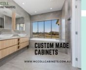 McColl Cabinetmakers is a licensed custom cabinetry maker in Ipswich with 25+ years of experience. We offer both high-quality custom cabinets and prefabricated ones, which are created from E1 grade veneer that is up to 30% thicker than other companies&#39; standard offerings. Whether you&#39;re looking for contemporary or traditional styles, McColl Cabinetmakers can accommodate all your needs!nnFor More : https://mccollcabinets.com.au/