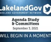 Agenda: https://www.lakelandgov.net/Portals/CityClerk/City%20Commission/Agendas/2021/09-07-21/09-07-21%20Agenda.pdfnn00:03:15-VI. CITY ATTORNEY - C. Miscellaneous Reports - 1. Memo re: Quit Claim Deed – 316 Canal Ave.nn00:04:10-VI. CITY ATTORNEY - C. Miscellaneous Reports - 2. Memo re: Approval of Standard Continuing Contract for Environmental Risk Engineering Services and Authority to Negotiate Continuing Contracts with Short Listed Firmsnn00:07:10-VI. CITY ATTORNEY - C. Miscellan