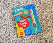 There’s tons of imaginative fun to be had with this super-secret LEGO(R) DOTS book! You and your friends will love the two bracelets, 36 DOTS bricks (with glow-in-the-dark, glitter, and printed options!), and 50+ ideas for coding messages. The letter, number, pattern, and color ciphers will even help you create your own secret language! With stickers, secret message note cards—plus everything you need to uncover different ways to write, draw, and sticker coded messages—this book is full of