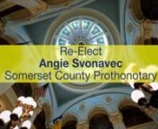 - Re-Elect Angie Svonavec for Somerset County Prothonotary -nnnThe mission of the Somerset County Prothonotary’s Office is to strive to deliver dignified, respectful and efficient service to all members of the community by accurately processing and preserving all documents submitted, into our care, in a manner according to the requirements set forth in the Pennsylvania Rules of Civil Procedure.nn- Duties of the Prothonotary Today -nnThe Prothonotary is the chief custodian of the Civil Records