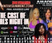 We had a great time chopping it up with the cast of Girls&#39; Night In Night Time Talk Show. Definitely made some new friends catch us all on this interview having a blast together featuring Host/Creator / Producer @entertainmentmanager Twyla Johnson , @trishamanngrant621 Trisha Mann Grant , @cocoabrownonefunnymomma Cocoa Brown ,and Music sounds from our DJ