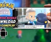 Pokemon Shining Pearl Android Gameplay � Install on Android &amp; iOSnThe wait is over cause the all new Pokemon Brilliant Diamond and Shining Pearl is leaked early! Playable in Switch, PC and in Mobile. If you are not aware that Switch games can be played in Mobile phones, then watch this video for the full info. As long as you meet the recommended mobile specs then you&#39;ll be able to play this game with no issues at all.nnDownload full game and emulator app https://approms.com/pokebdspmobilen