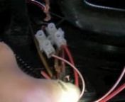 how to connect up the wires for the resistor fan fix for vw golf climatronic models