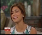 The Talk- Eva Mendes confesses her love for Justin's Chocolate Hazelnut Butter! from eva mendes