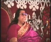 H.H.Shri Mataji Nirmala Devi speaking in Hindi at Birthday Puja 1992. Delhi, India. (1992-0321)