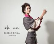 A film by Cris Balmaceda ErrazuriznnGraduate Fashion Design Collection by Nicole Grima, http://nicolegrima.comnn