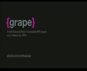 Ivan Vanderbyl - Building REST APIs with Grape from vanderbyl