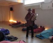 Don Senia Melchizedek PampamesaYok sings the Apu song at a Inca shamanism training.