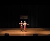 A performance blending two classical Indian dances: Bharatanatyam and Odissi. By Jui Mhatre &amp; Nilima Bhoi, 2012.
