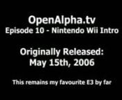 ORIGINALLY FR0M: May 15th, 2006nnThe Wii launch was fun. All that skepticism mixed with promise! Years later there are still a lot of fun things to do on the Wii but most of it is seriously underwhelming. Given more time I hope the motion plus does make a real difference. nnopenalpha.tvnjenncutter.comnn