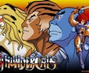 The theme to ThunderCats as performed by Mark Bowen and Kelly McCubbin. Music and lyrics by James Lipton. Track 9 on