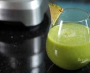 Green Smoothie Recipe : GREEN GLOWnThis is a great starter green smoothie nnSmoothies aren’t just for fruit. If you are looking to get more greens in your diet and aren’t much of a fan of eating salads, green smoothies are the best way to get your daily fruit and vegetable requirement and ‘green inner glow’.nnLeafy greens are packed with amino acids, iron, chlorophyll, vitamins, minerals and fiber. By blending greens into a liquid form, you rupture the cell wall that unlocks all the vita