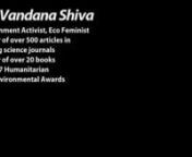 Vadana Shiva Interview Preview from vadana